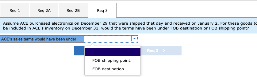 of our businesses have terms where title and risk of loss transfer