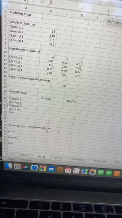  Using the template below show the steps to get the solution.