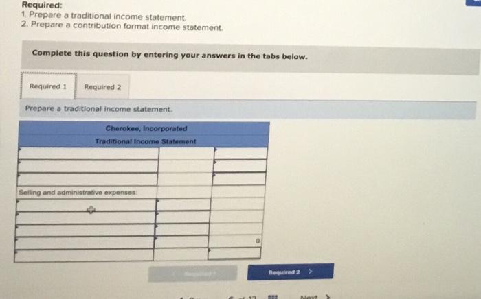 information: Amount Number of units sold 10,000 Selling price per unit $