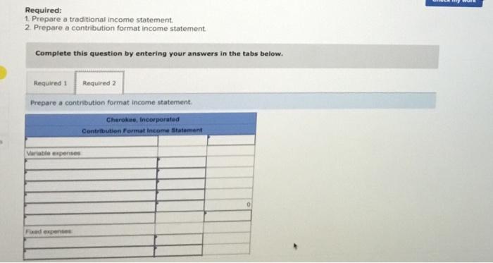 17 Variable selling expense per unit $ 2 Variable administrative expense per