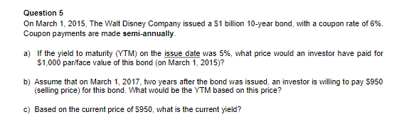 please answer in neat format showing working. NO EXCEL. thanks Question
