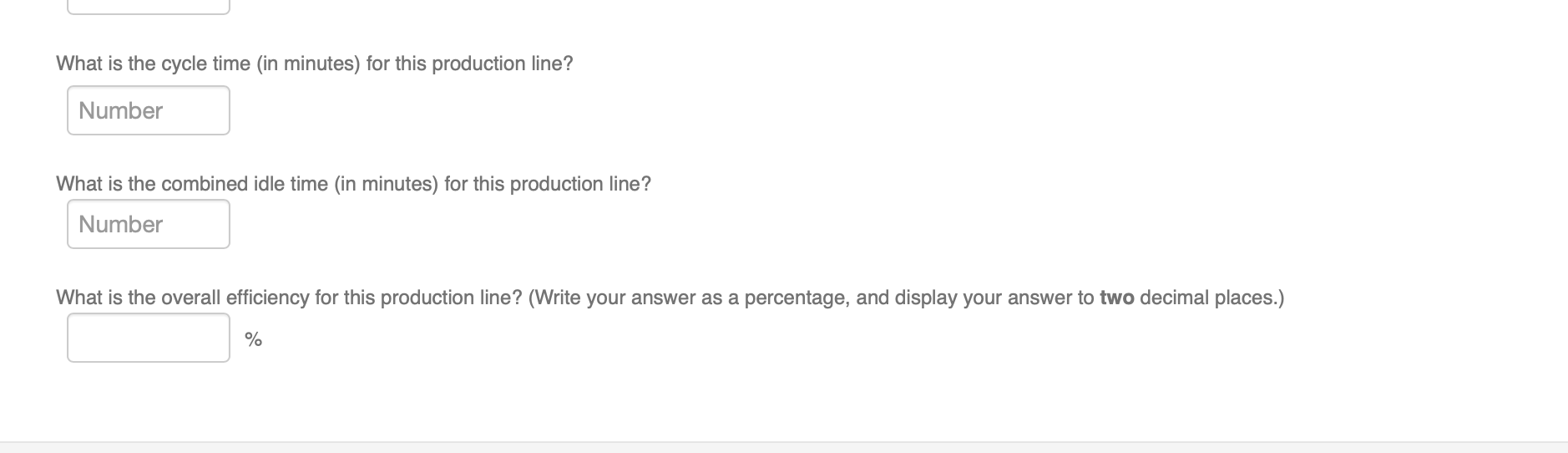 to be 86 units and there are three 8-hour shifts available each