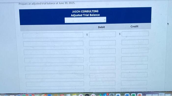 service revemue by the end of the month. 5. Salaries of $1,480