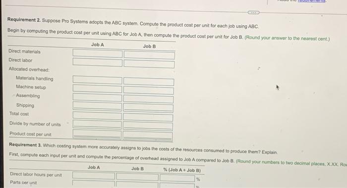 and enterprise resource planning (ERP) applications The company's original job cost system