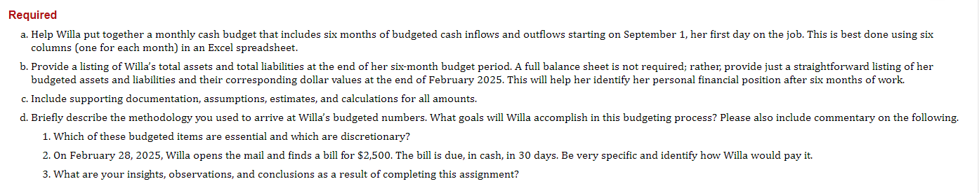 you're still going to have bills to pay, right? And your student