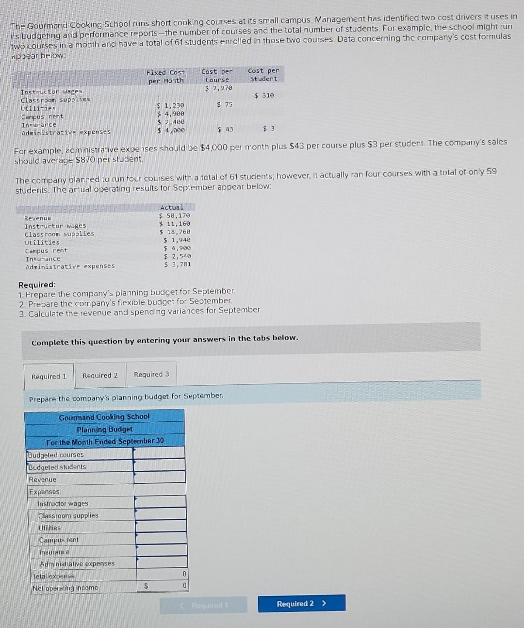  please answer fully and completely. please and thank you. The Gourmand