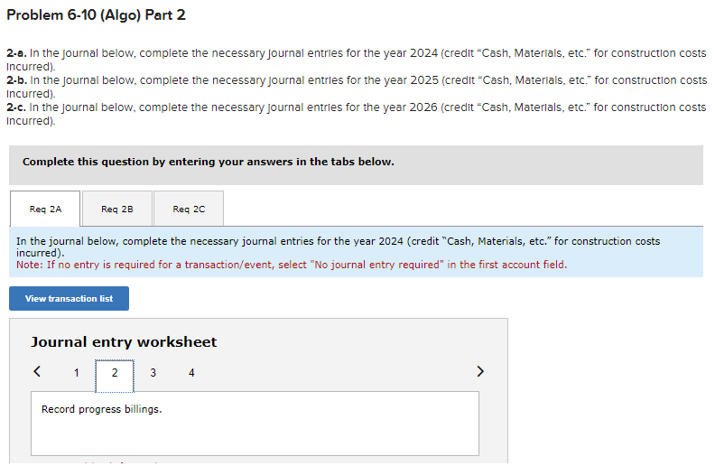 [LO6-8, 6-9] [The following information applies to the questions displayed below.] In