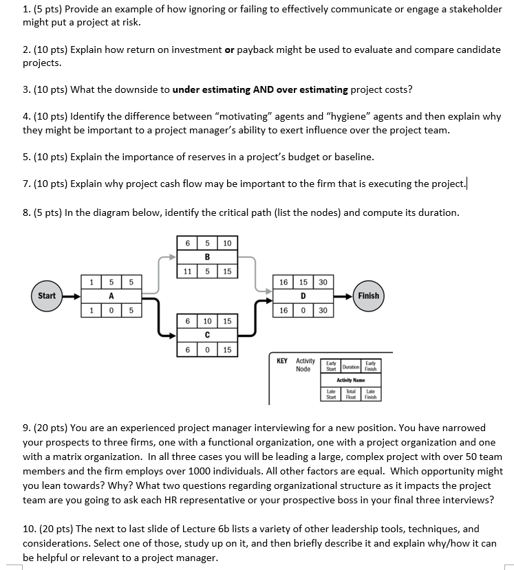Could you help me with these problems? 1. [5 pm] Provide an