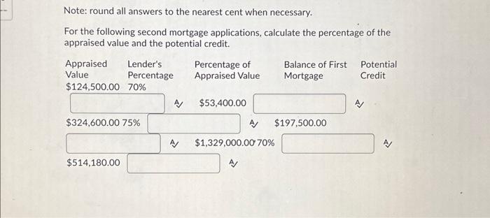 q2 Note: round all answers to the nearest cent when necessary. For