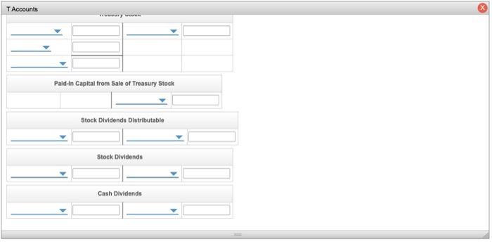 the chart of accounts for the exact wording of the account titles.