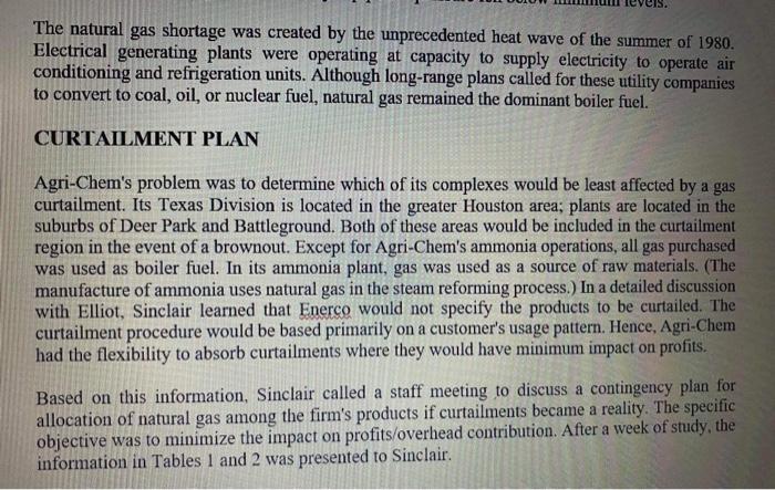 the Texas Division of Agri-Chem Corporation, received notification from Ben Elliot of
