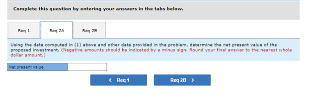 answers in the tabs below. Compute the net cash inflow (incremental contribution