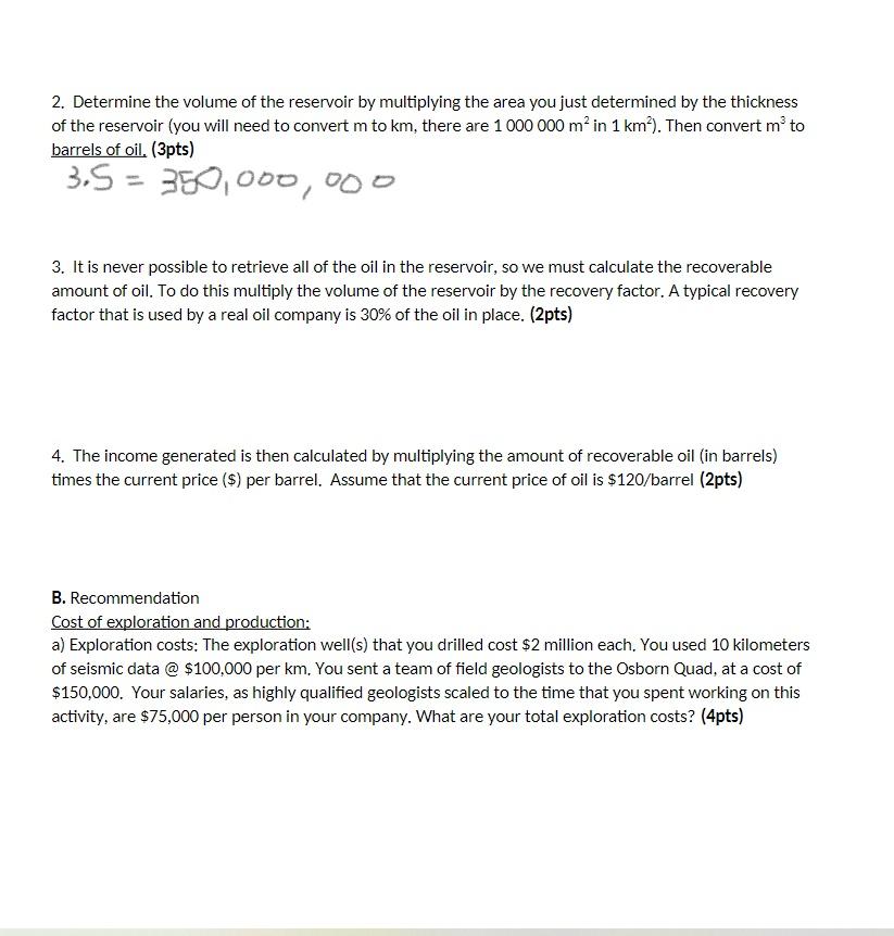 of the subsurface model Once you have drawn both cross sections, try