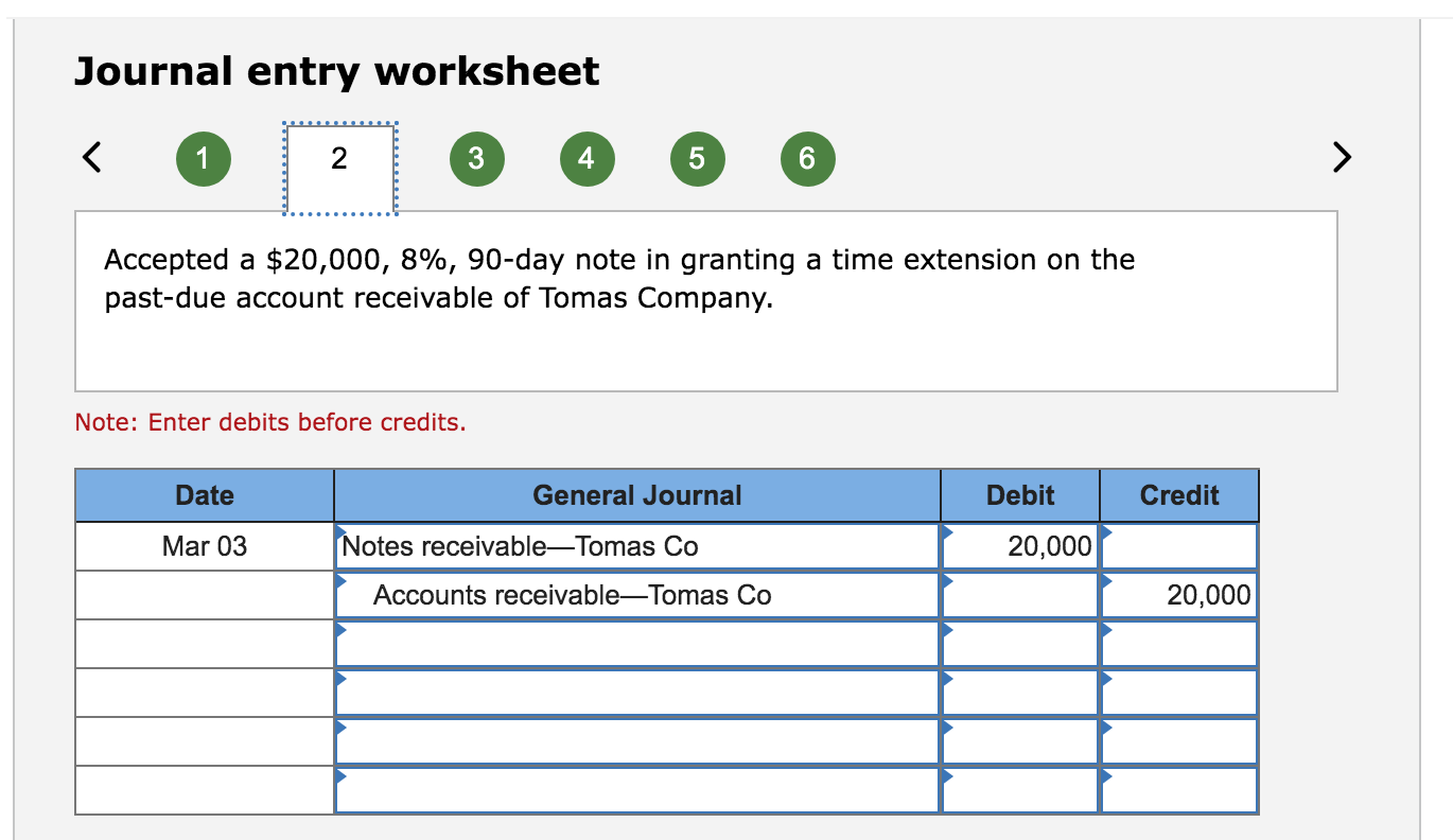 Exercise 7-13 Notes receivable transactions LO P4 Jan. 27 Received Lee's payment