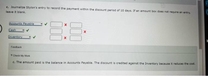 correct answers please Stylon Co., a women's clothing store, purchased $16,000 of