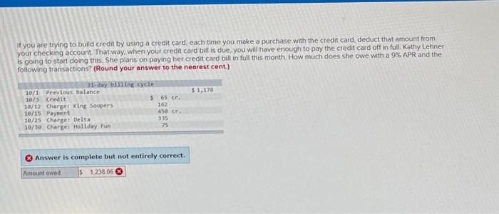 I can't seem to get the correct answer. help plz If you