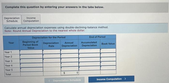 [The following information applies to the questions displayed below.] Tory Enterprises pays