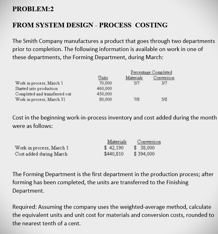  please give us the correct answer....... PROBLEM:2 FROM SYSTEM DESIGN -