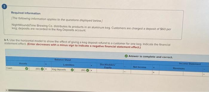 information applies to the questions displayed below.) NightWoundsTime Brewing Co. distributes its