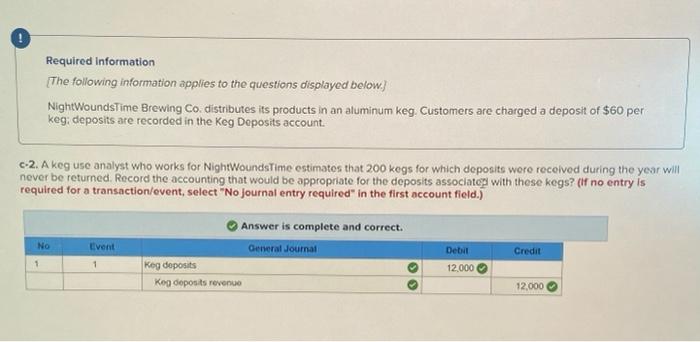 Where on the balance sheet will the Keg Deposits account be found?
