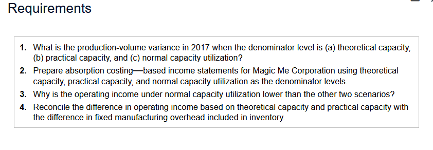 There are no price, spending, or efficiency variances. Actual operating costs equal