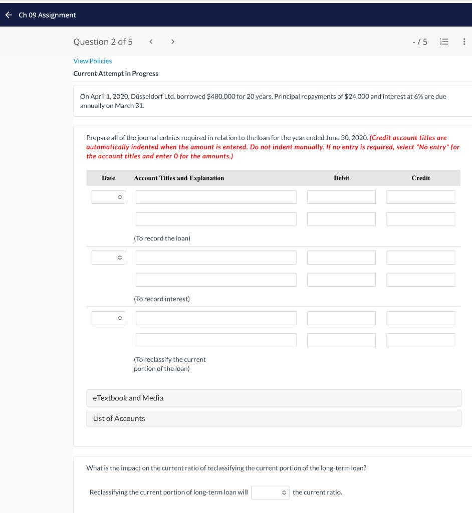 Please help me to answer this question Ch 09 Assignment Question 2