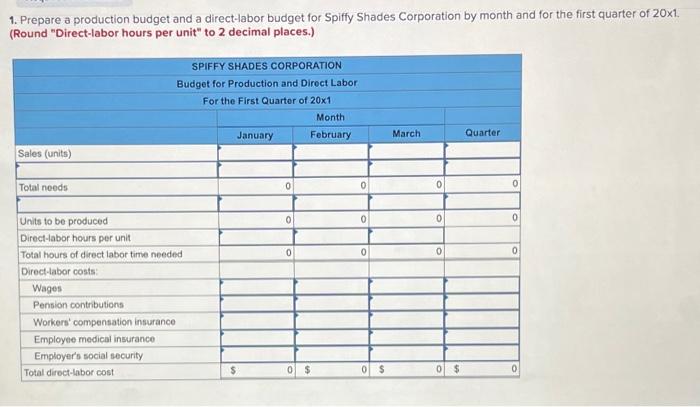 9-3, 9-4, 9-5, 9. 6) [The following information applies to the questions