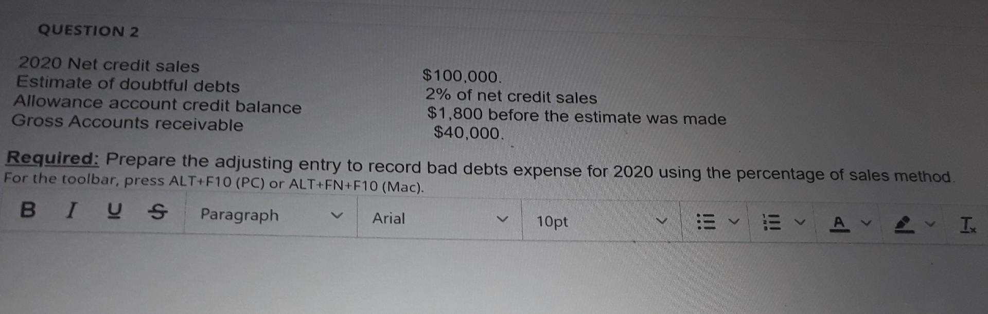 please fast to solve l has 40 minute QUESTION 2 2020