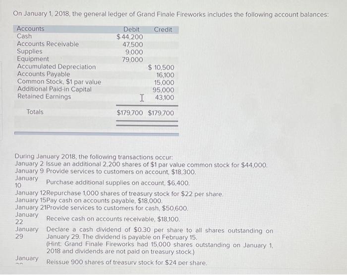 please do the journal entries (including adjustments) please do the general journal