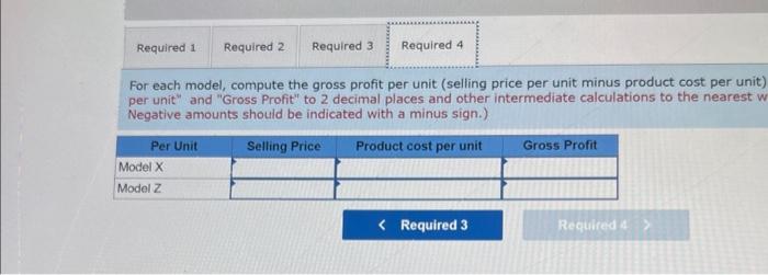 each activity using activity-based costing. 2. Using activity-based costing, compute the overhead