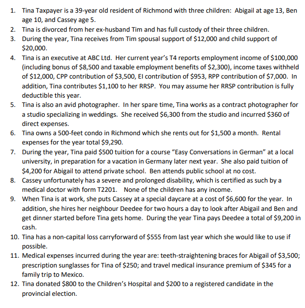 Tinas T1 form. The form must be prepared manually, either by