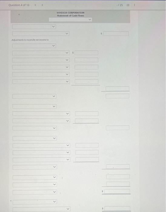 appear belowe Additional information: 1. Net loss for 2022 is $12,000. Net