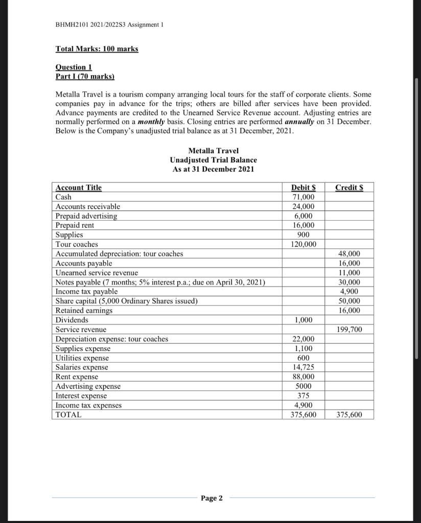 Information that may require adjusting entries: (1) A few months ago, a