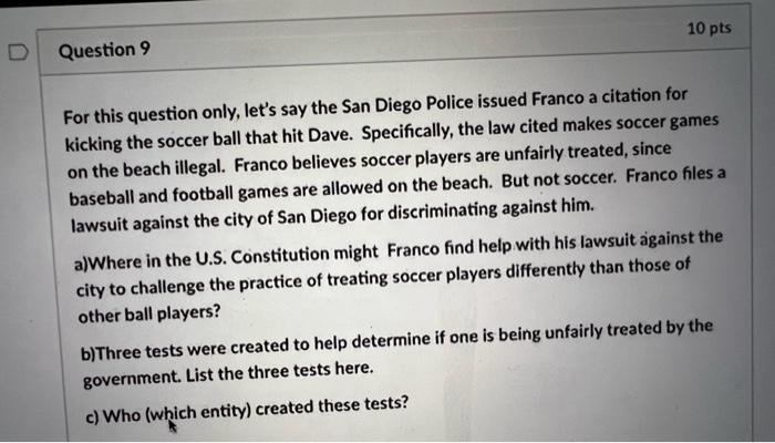 a soccer ball flying directly towards him. Dave panics, closes his eyes