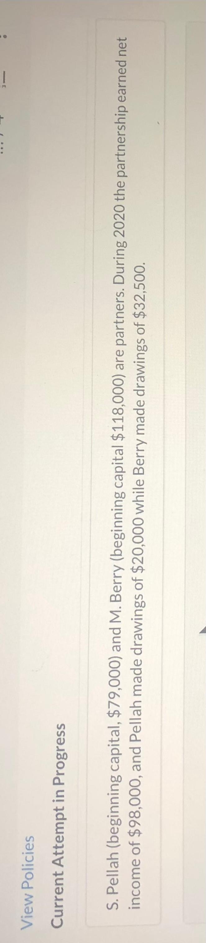 ended December 31, 2020, appears below: RICCI AND NAPOLI PARTNERSHIP Adjusted Trial