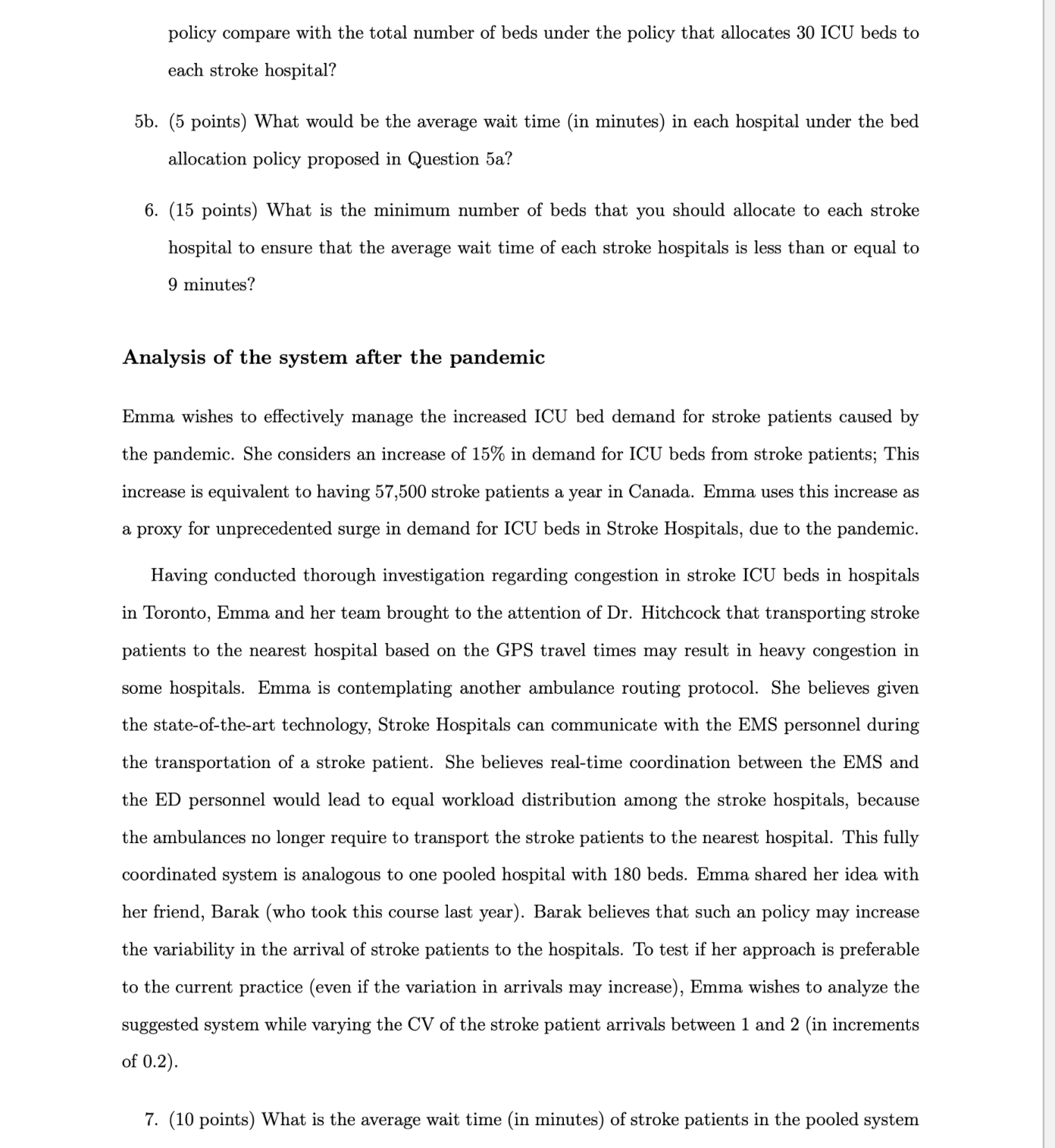 Excellence team in the Ontario Ministry of Public Health and Long-term Care.