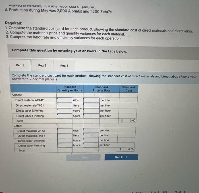 thank you Mickey Corporation produces two products, Alpha6s and Zeta7s, which pass