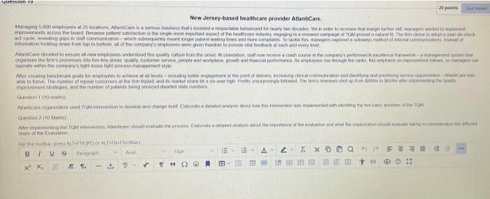 can you answer that fast please Question 19 20 points New Jersey-based