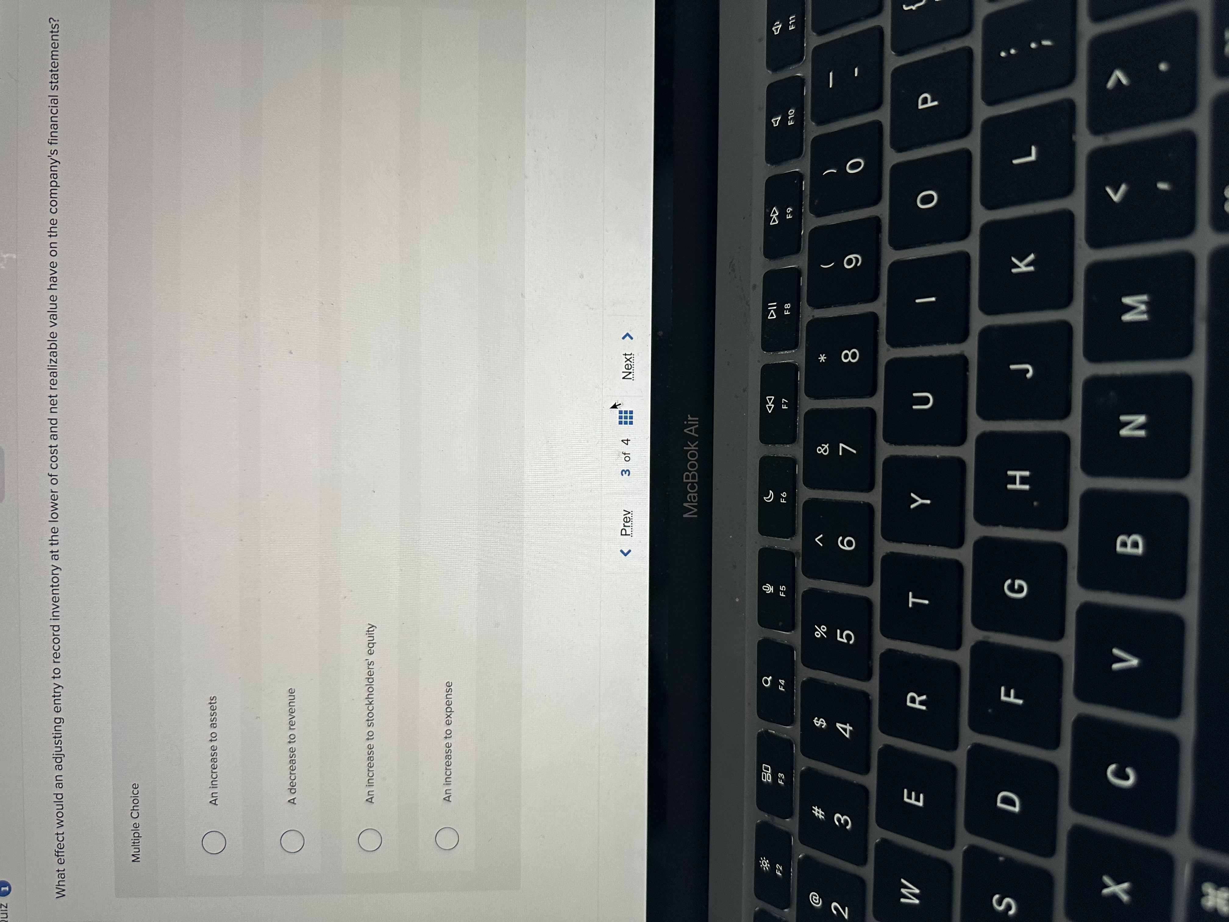  Send to an expert What effect would an adjusting entry to