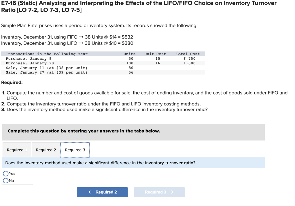 7-5] Simple Plan Enterprises uses a periodic inventory system. Its records showed