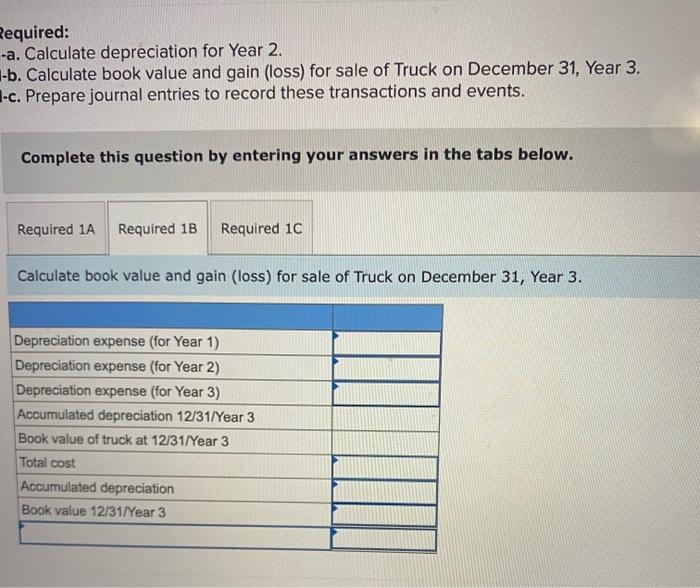 Yoshi Company completed the following transactions and events involving its delivery trucks.