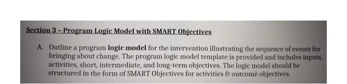 A logic model for increasing covid vaccination rates ection 3 - Program