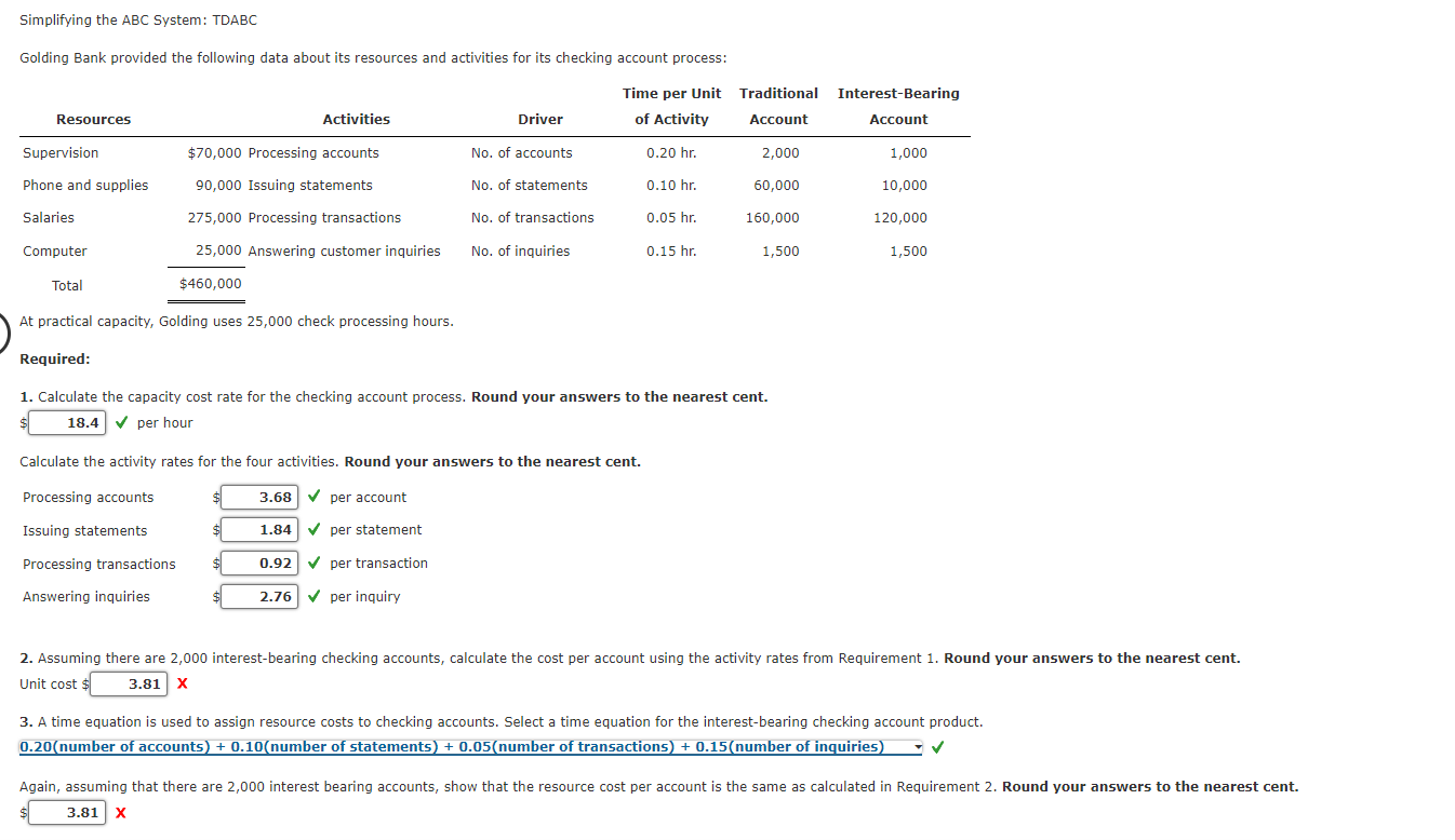 I need help with Question 2 in the image. The existing one