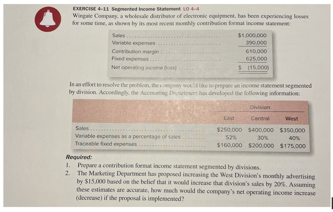  PLEASE SHOW ALL WORK. HOW TO GET EACH NUMBER EXERCISE 4-11