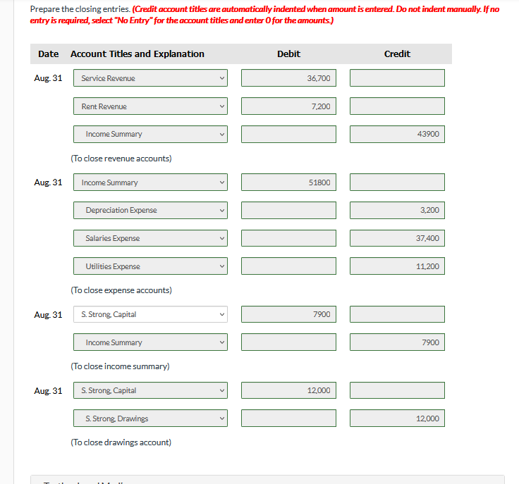Company is presented below. CARLA VISTA COMPANY Adjusted Trial Balance August 31,