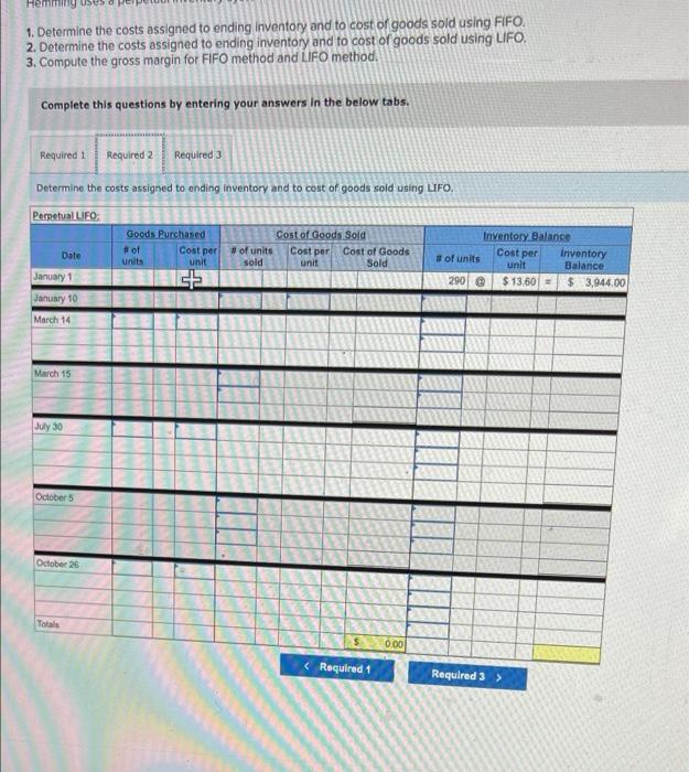 information applies to the questions displayed below] Hemming Co. reported the following