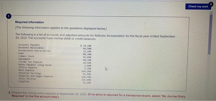 please help! Check my work Required information The following information applies to