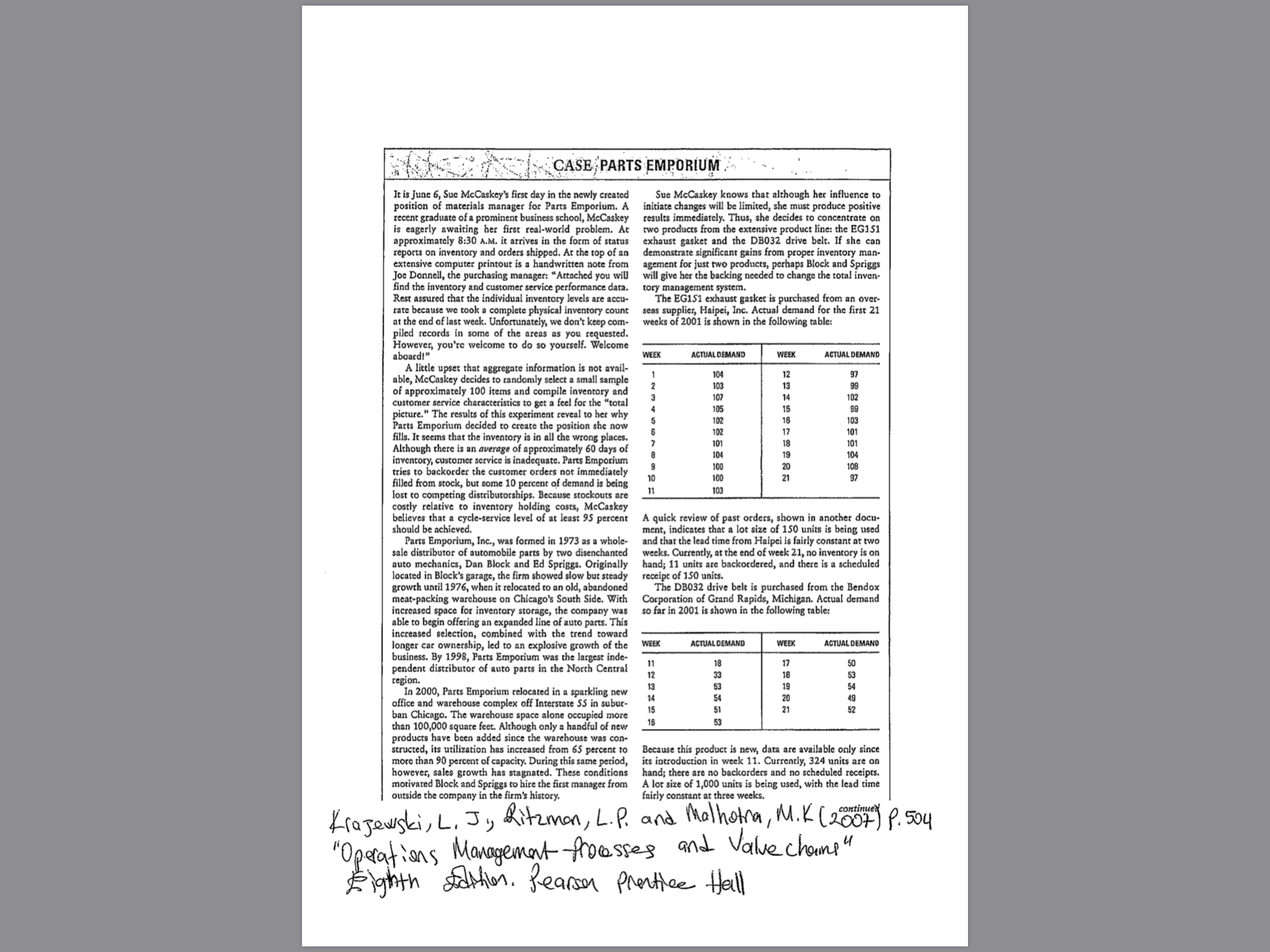  Read and prepare for answering problems3, 4 and 5 from Chapter