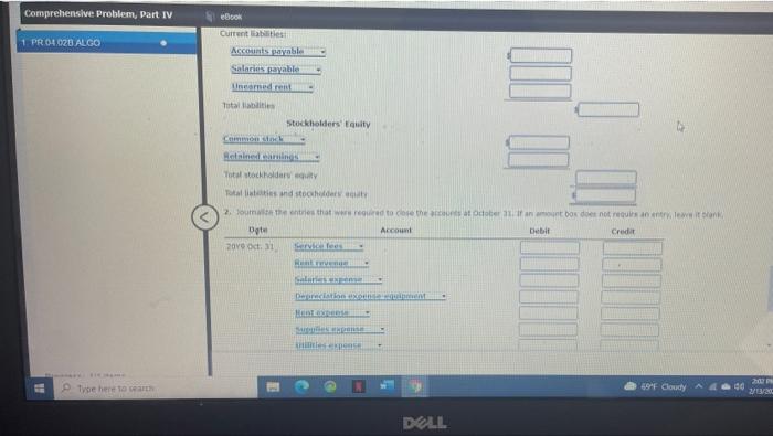 accountant for The Gorman Grou prepared and of period preadsheet, part of
