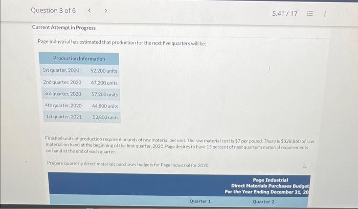  got the first one wrong, these are new values Page Industrial